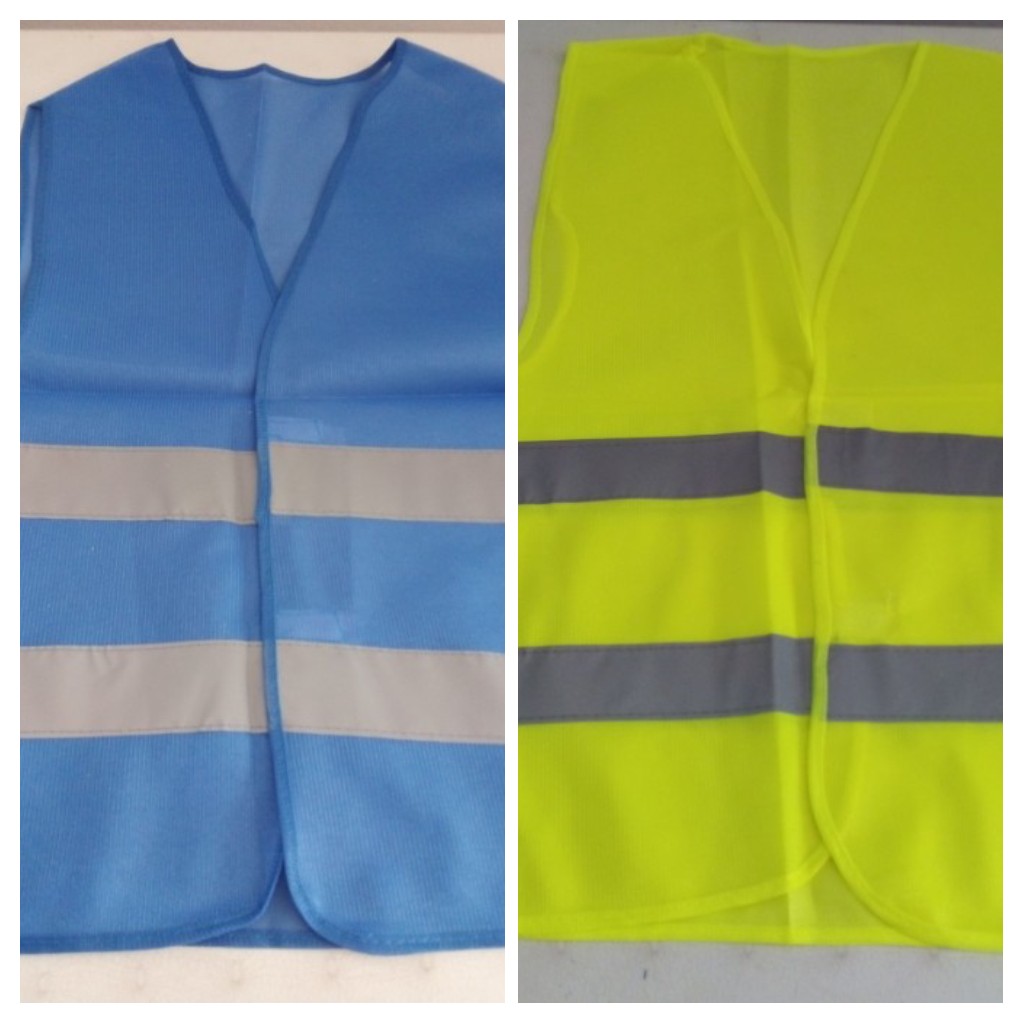 Chalecos Azul Y Verde